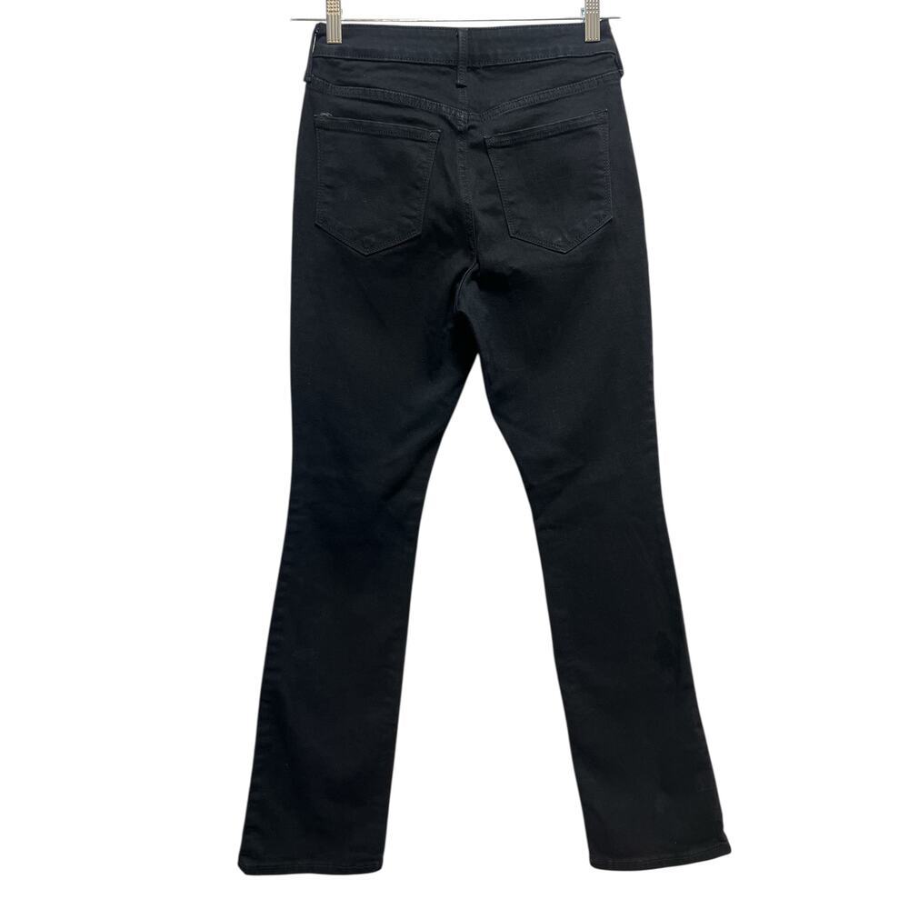 Old Navy High Rise Kicker Boot-Cut Jeans Women Size2 Black Secret Smooth Pockets - Picture 3 of 8